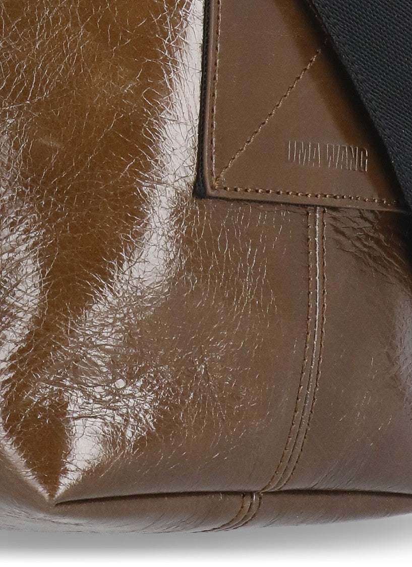 Uma Wang Leather Shoulder Bag