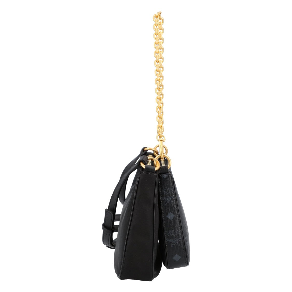 Mcm Aren Duo Hobo In Recycled Nylon And Visetos