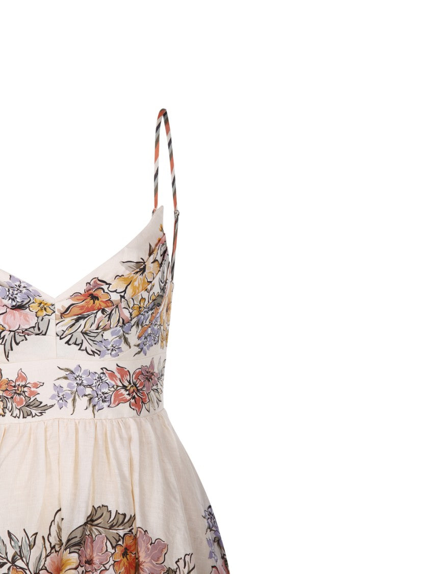 Zimmermann Tallow Tucked Bodice Dress