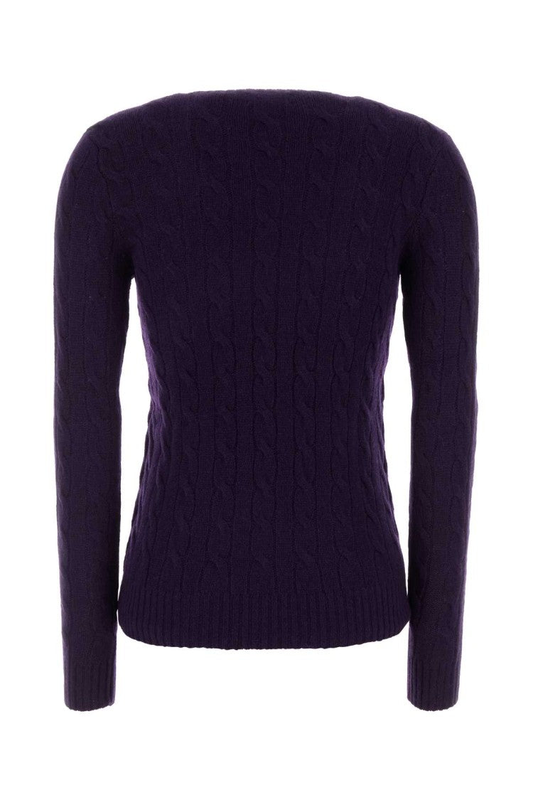 Polo Ralph Lauren Aubergine Wool Blend Sweater