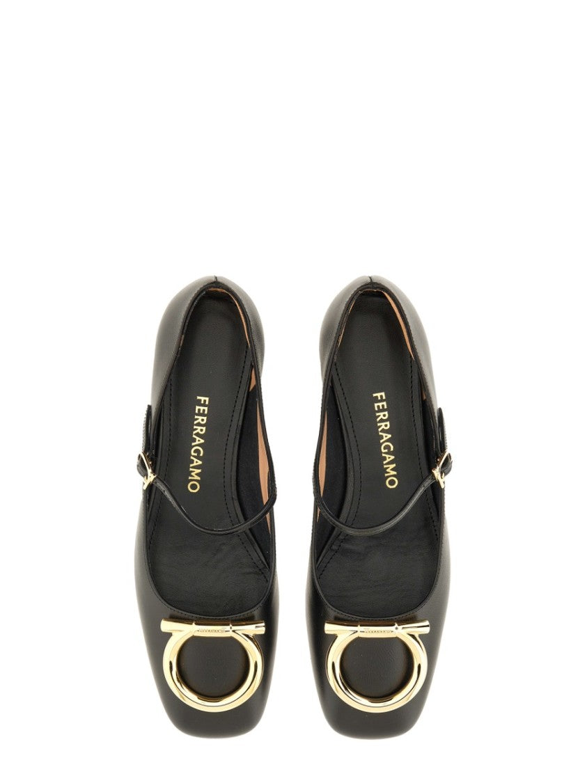 Ferragamo "Mary Jane Maxi Gancini" Shoe