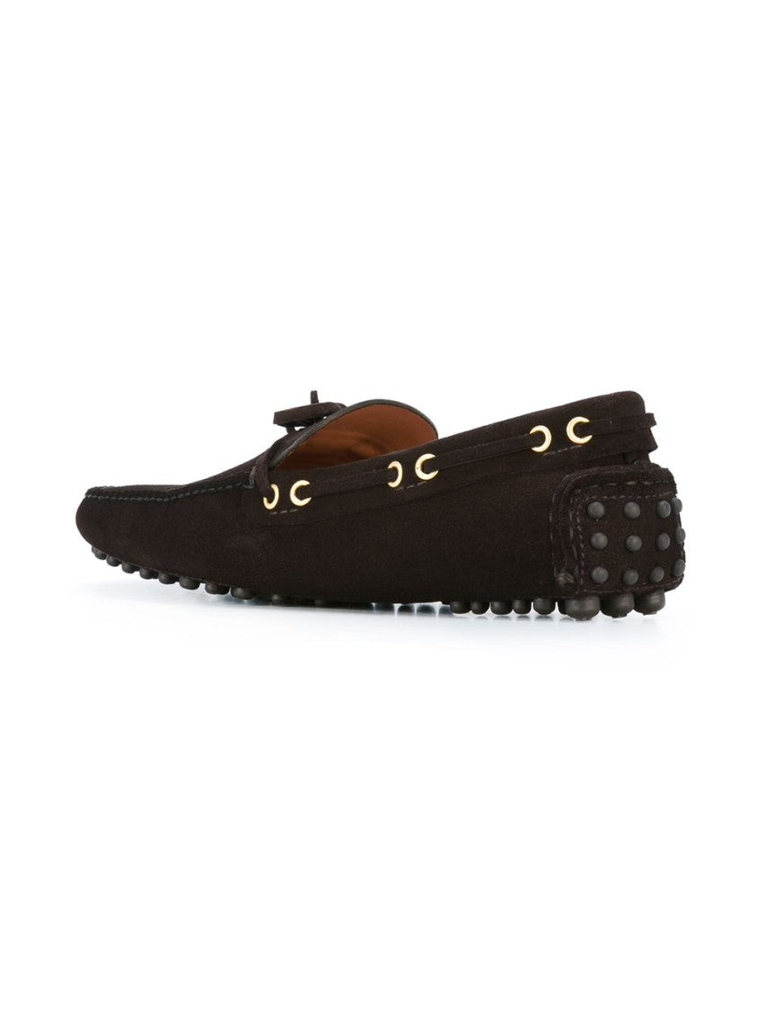 Car Shoe Brown Suede Moccasins