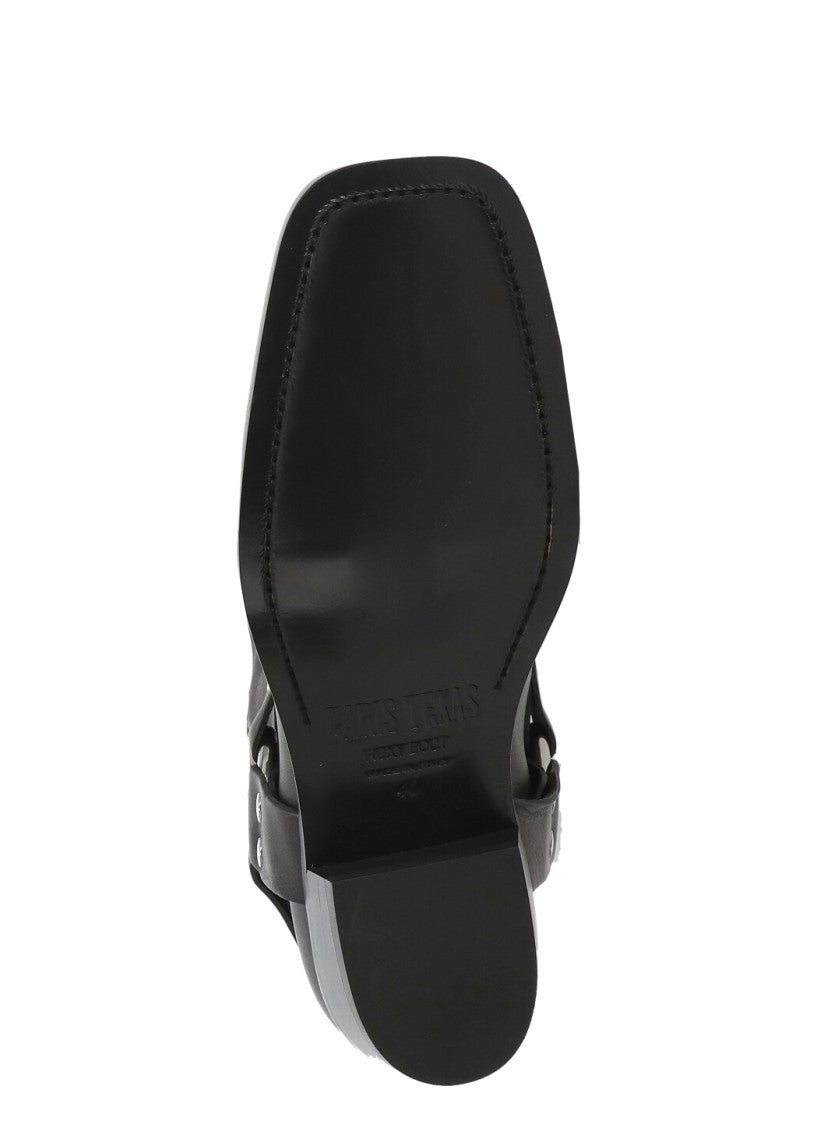 Paris Texas Square Toe Metal Boots