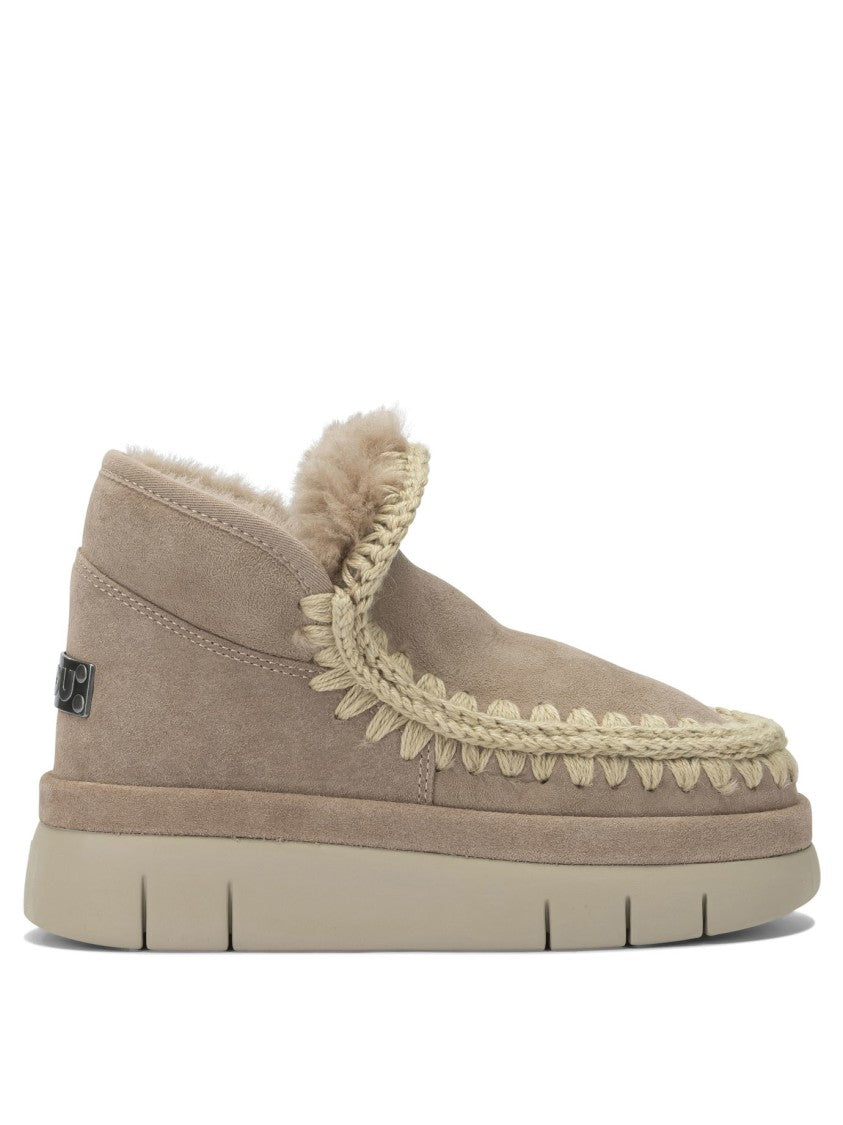Mou Sheepskin Ankle Boots