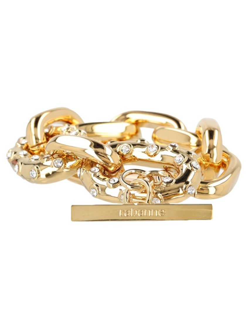 Rabanne Xl Link Brass Toggle Bracelet