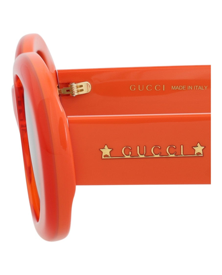 Gucci Round-Frame Recycled Acetate Sunglasses
