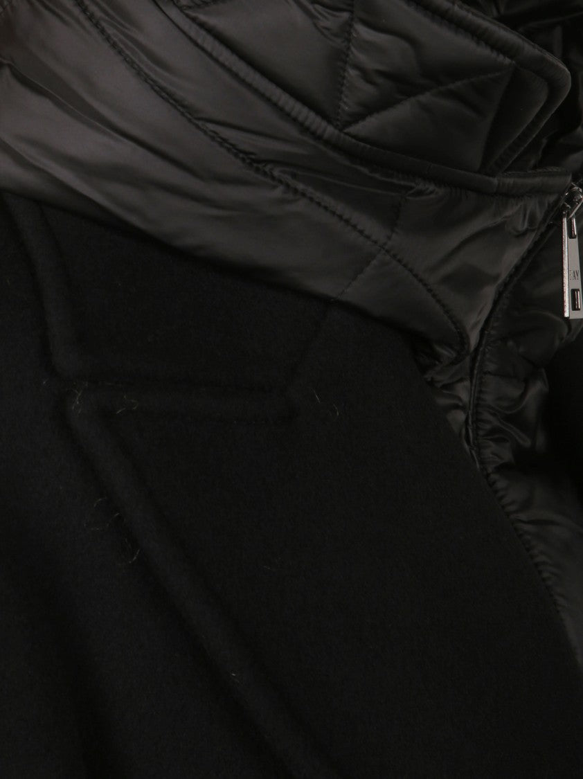 Fay Tailored Black Coat With Structured Design And Clean Lines