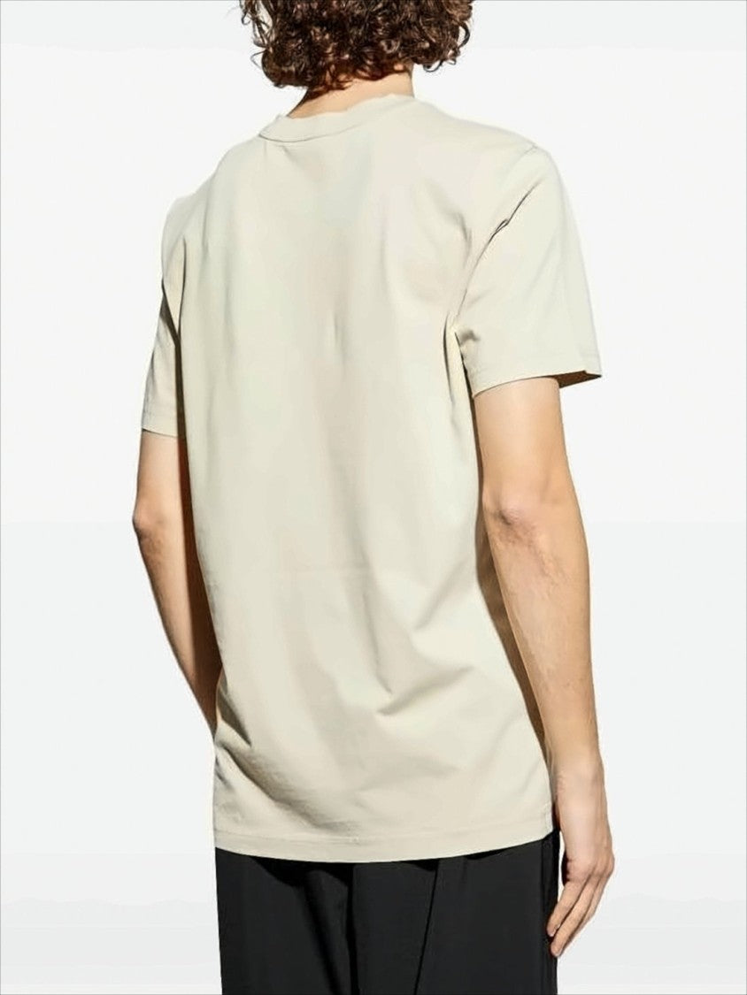 Moncler Cotton T-Shirt With Moncler Logo Patch