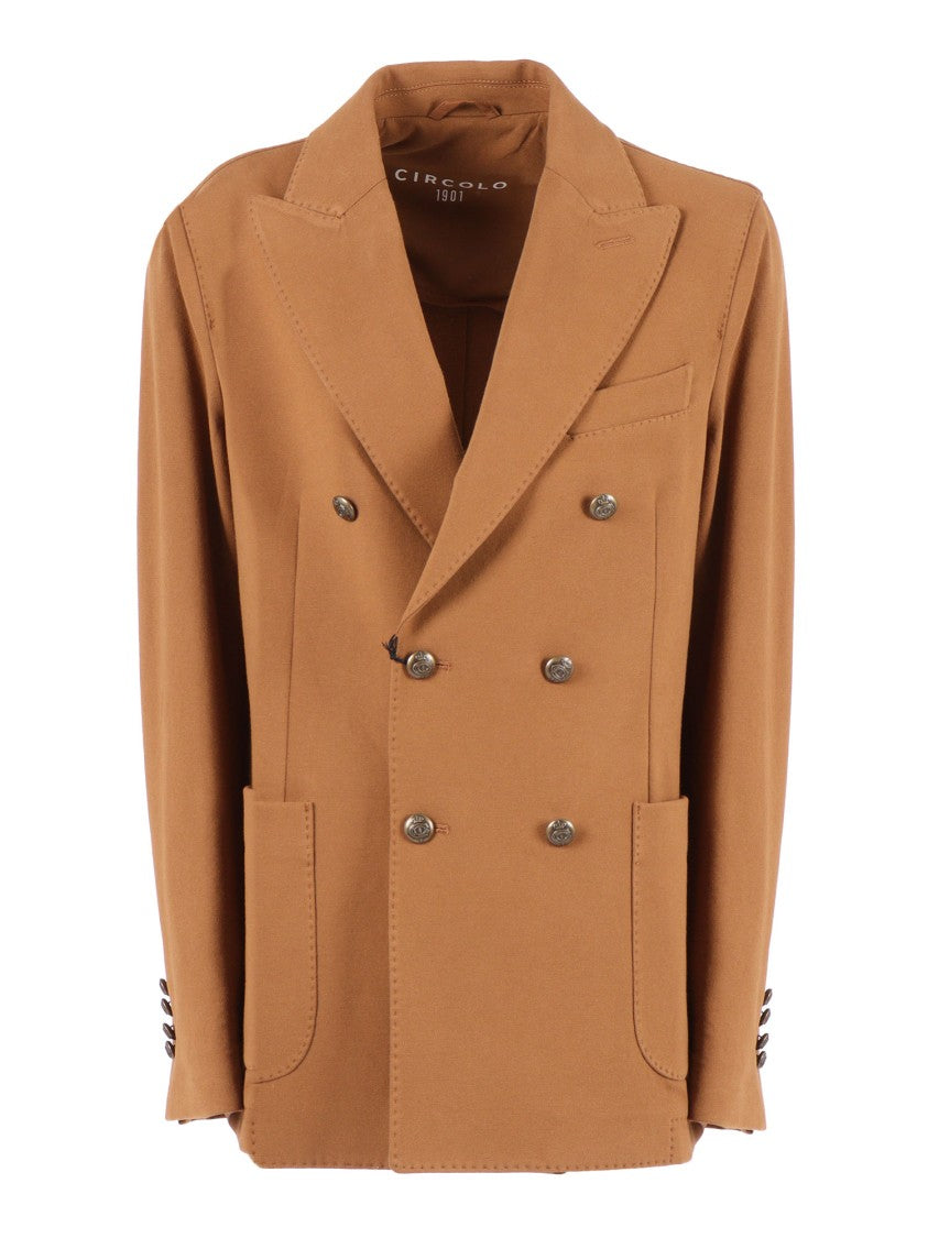 Circolo 1901 Double-Breasted Jacket With Wide Lapels