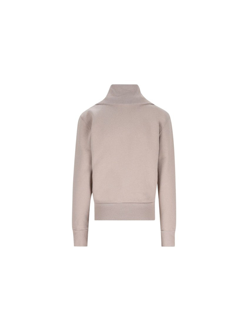 Balenciaga Cropped Fitted Zip-Up Jacket With Ribbed Cuffs