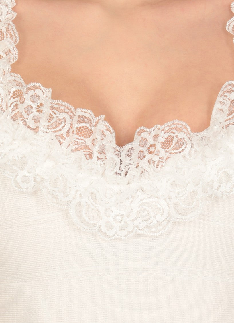 Self-Portrait White Self Portrait Viscose Blend