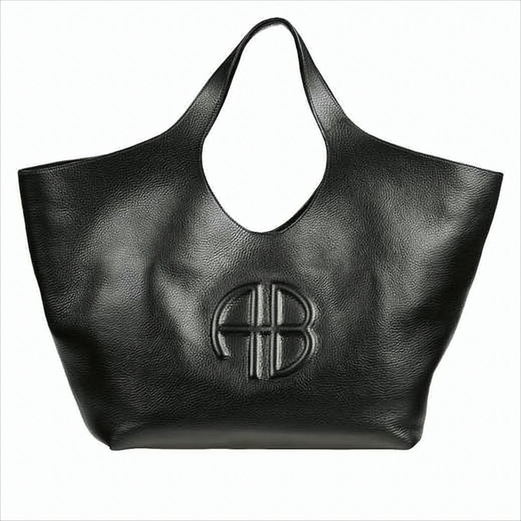 Anine Bing Textured Leather Tote Bag