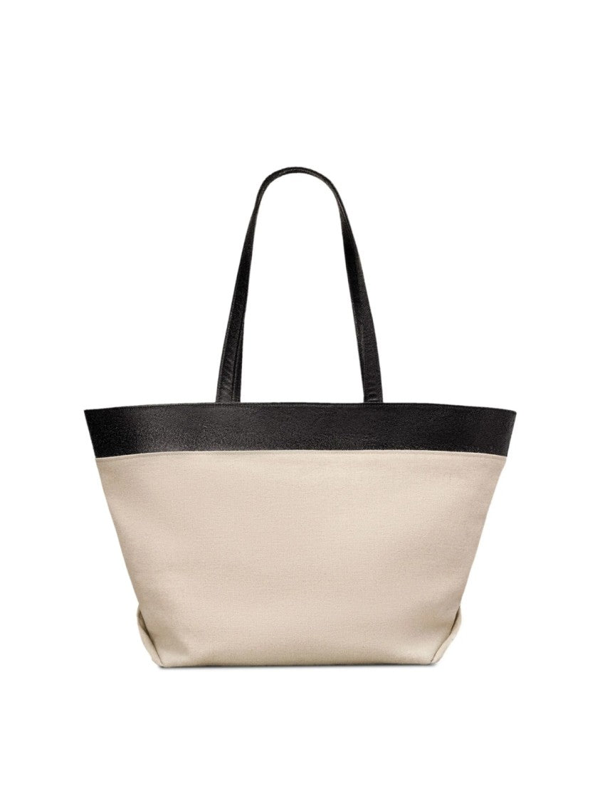 Ami East West Logo Tote Bag