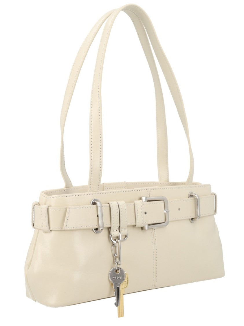 Osoi Brocle Mini Belt Strap Detail Cow Leather Shoulder Bag