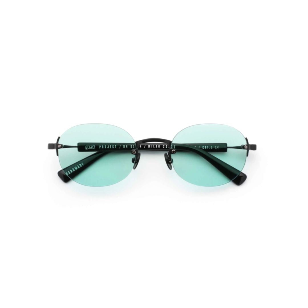 Gast Olli Minimalist Oval-Shaped Sunglasses With Thin Metal Frames