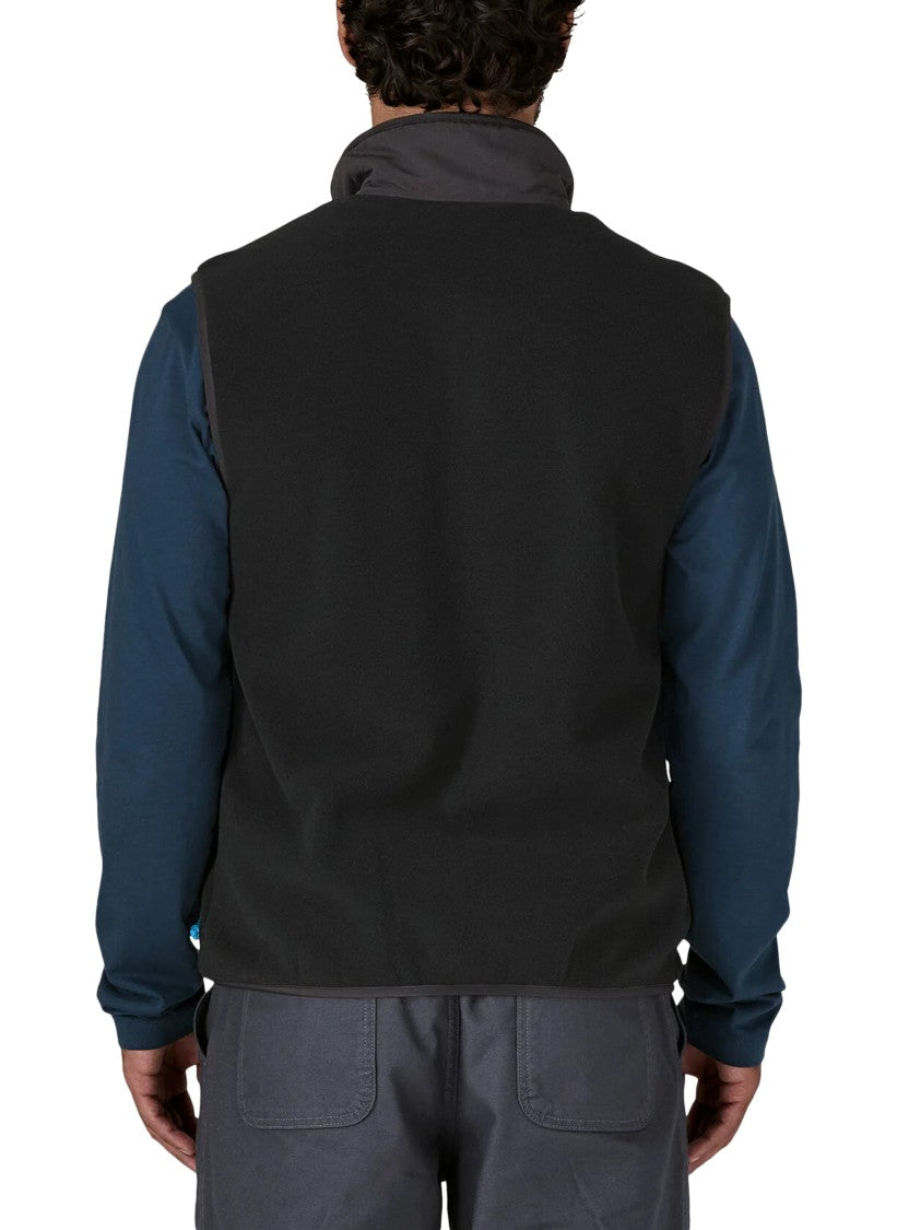 Patagonia Recycled Polyester Fleece Sleeveless Vest With Functional Pockets