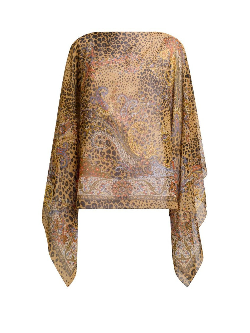 Etro Silk Boat Neck Jacket