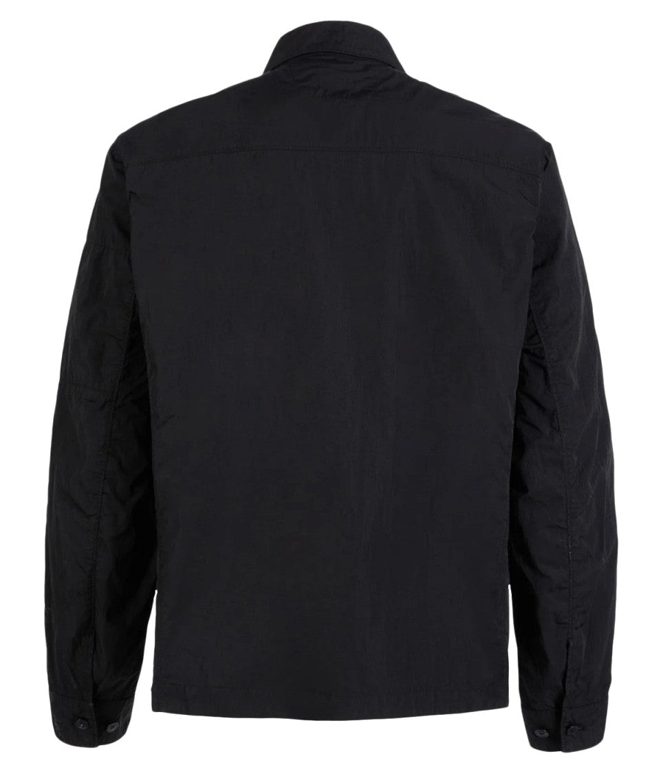 C.P. Company Relaxed-Fit Black Long-Sleeve Shirt With Button-Up Design