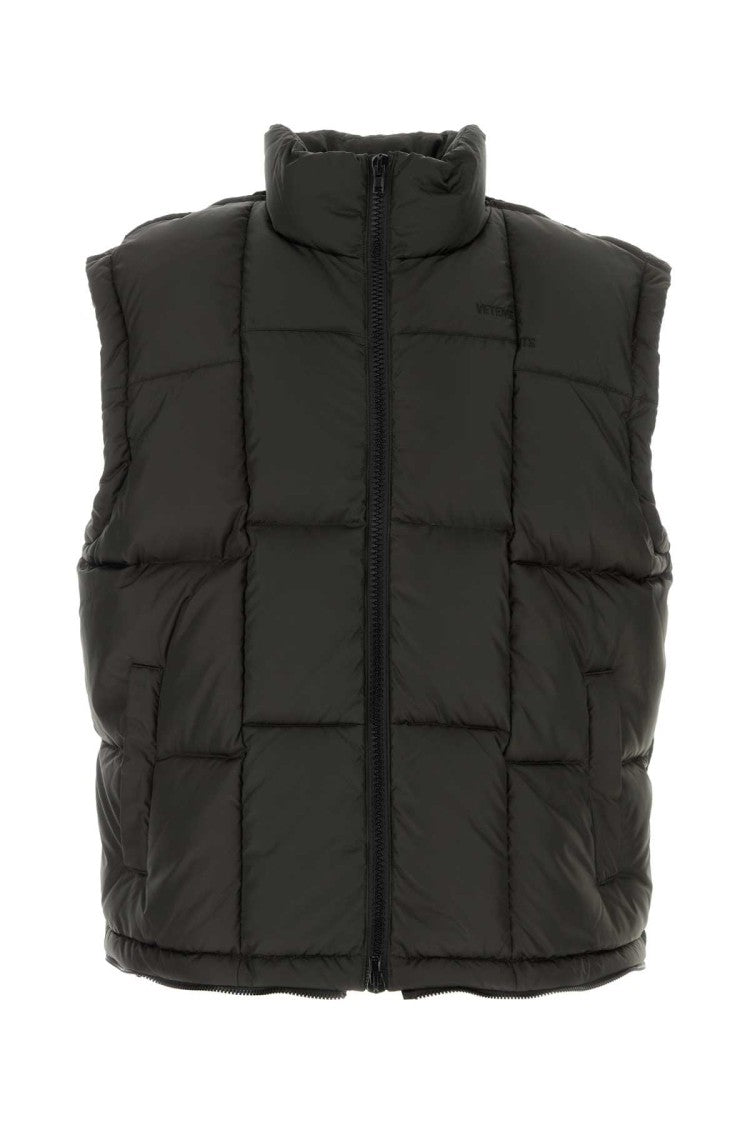 Vetements Dark Brown Polyester Down Jacket