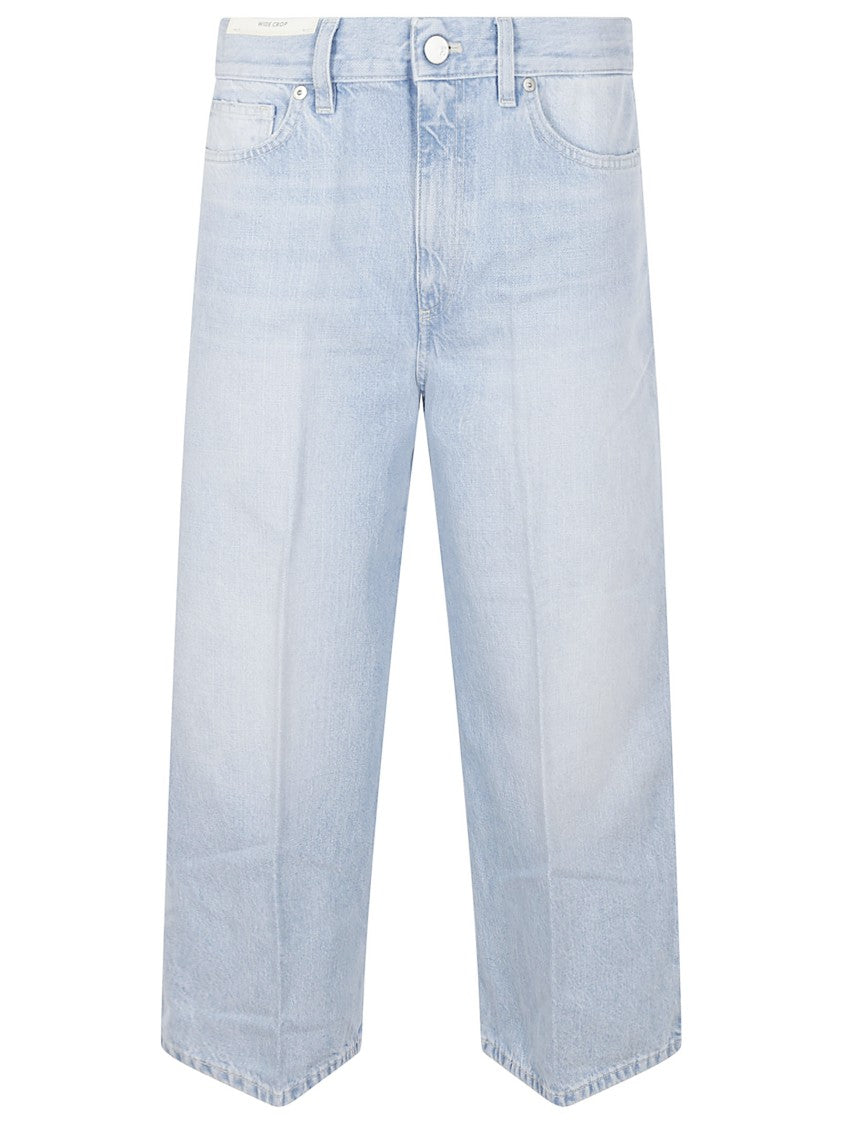 Pt Torino Rita Wide-Leg Light Blue Denim Jeans