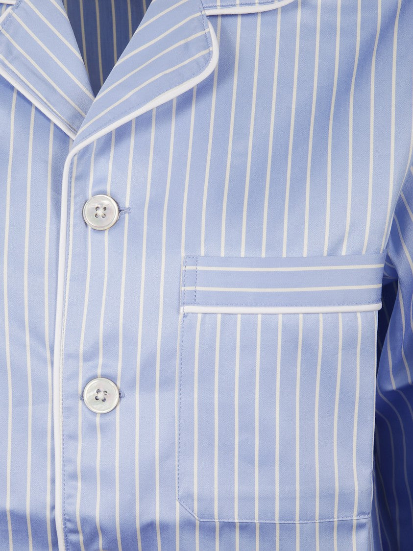 Tekla Sateen Pyjamas Shirt In Organic Cotton