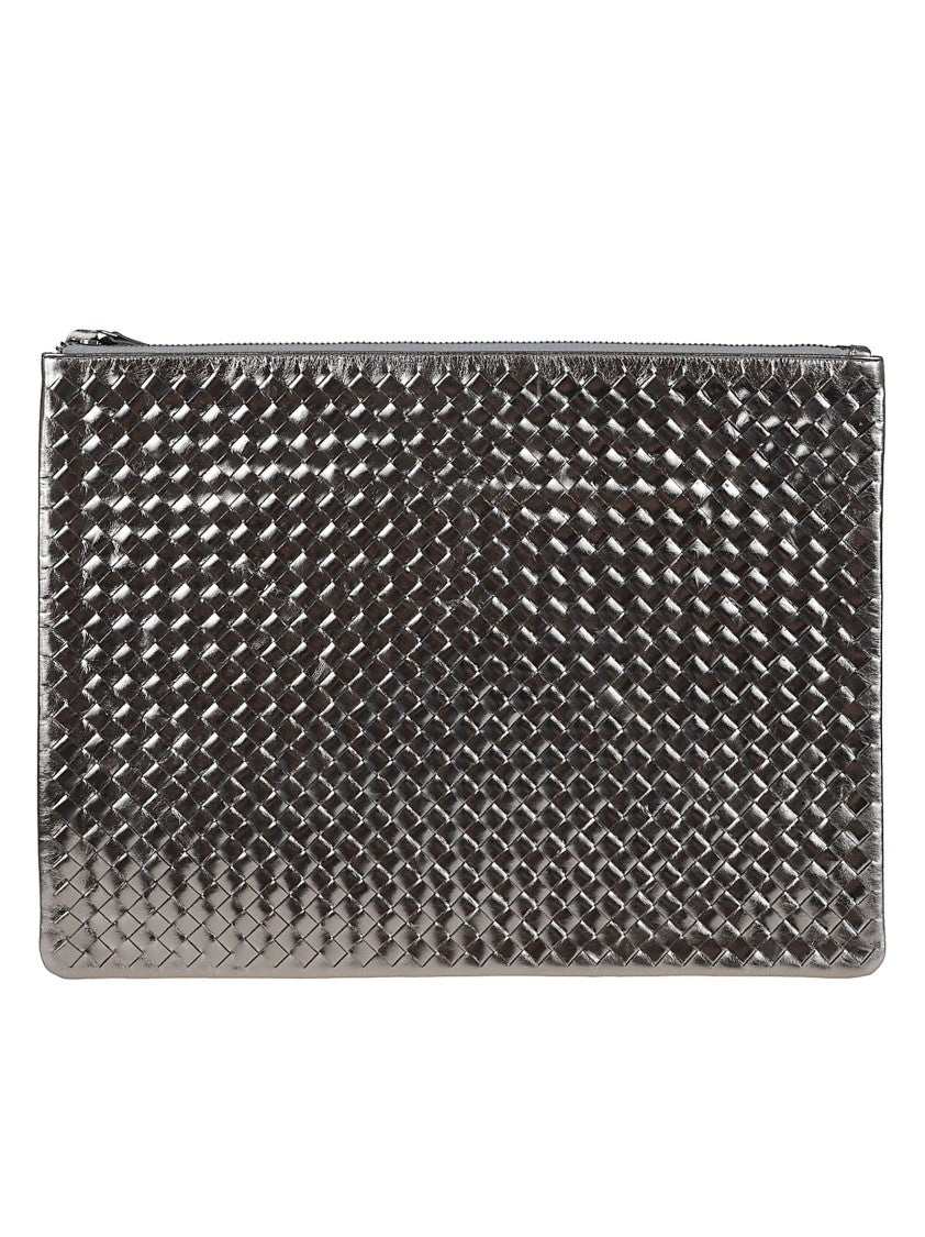 Dragon Hand-Woven Calfskin A4 Clutch Bag