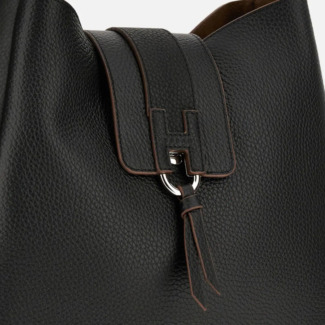 Hogan Black H01x Hobo Verticale Hobo Bag