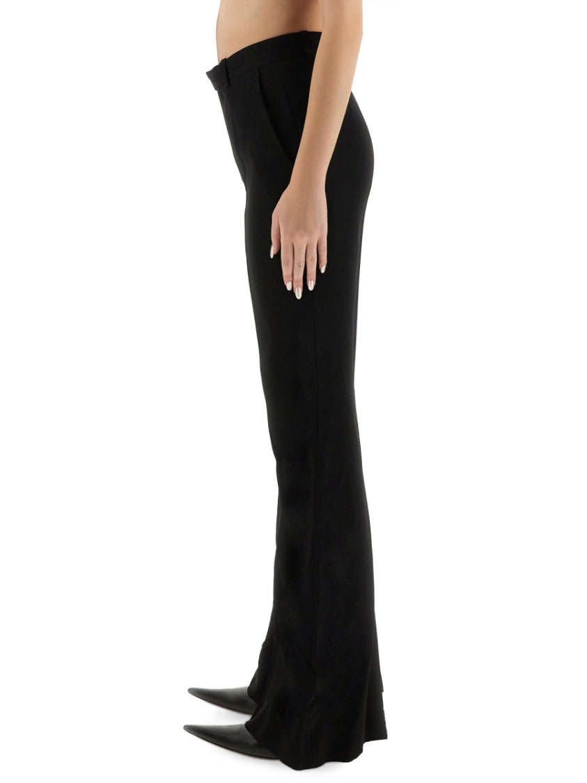 Balenciaga High-Waisted Flared Pants With Tailored Finish