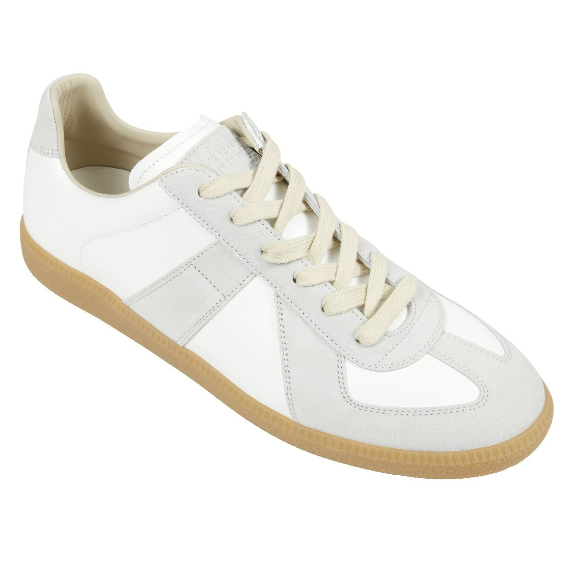 Maison Margiela Low-Top Sneakers With Suede Inserts