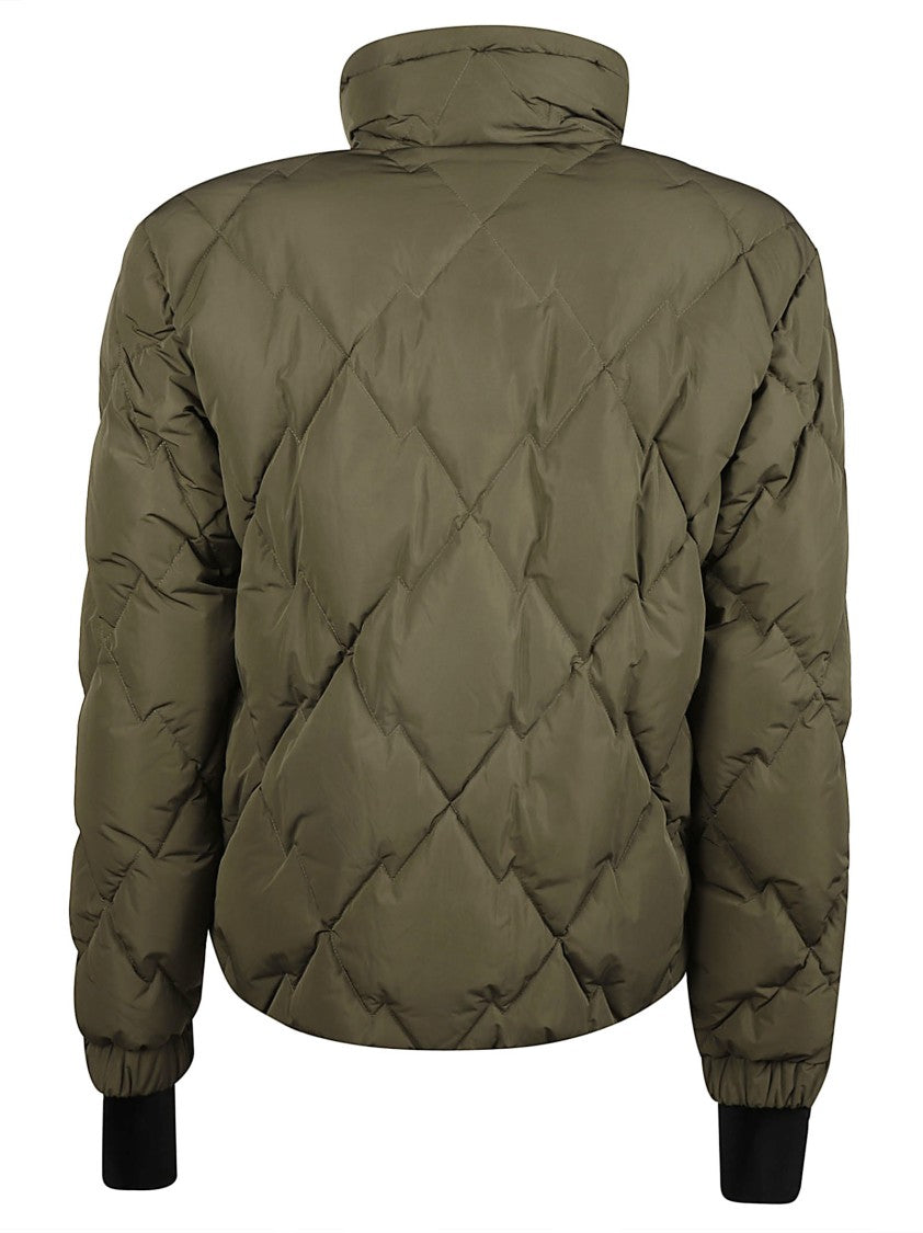 Moncler Grenoble Bramans Quilted High-Collar Down Jacket