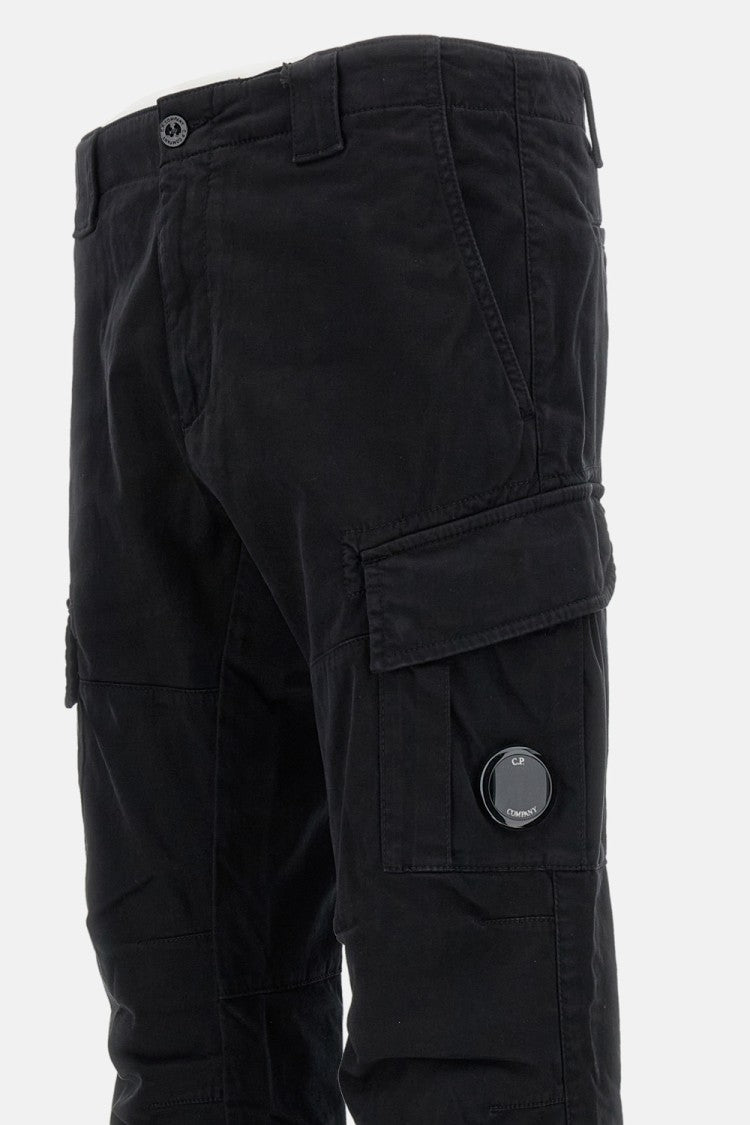C.P. Company Satin Cargo Pants With Functional Pockets
