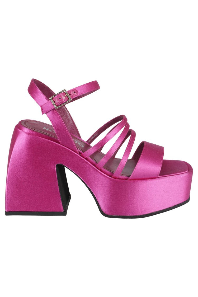 Nodaleto Satin Pink Bulla Chibi Sandals