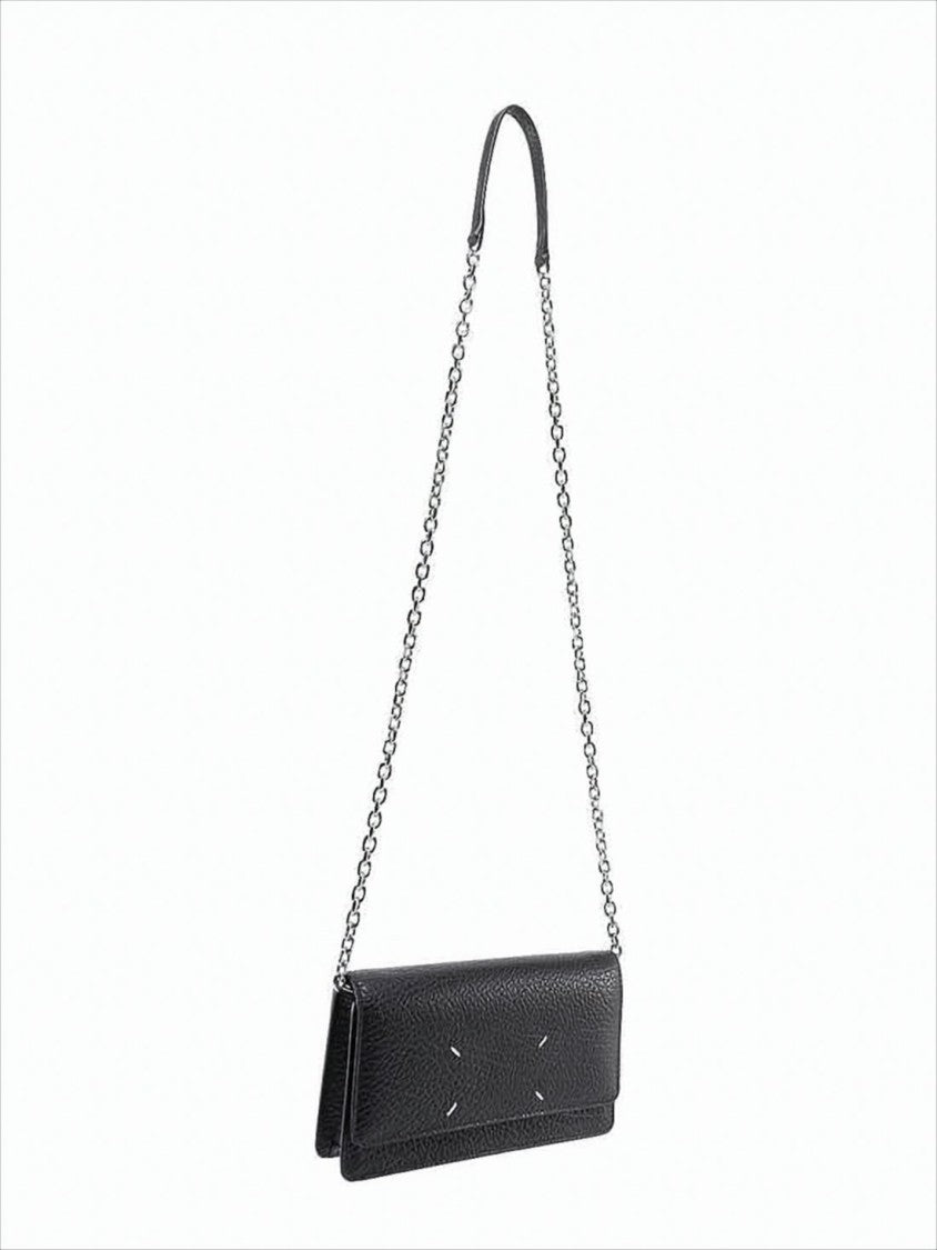 Maison Margiela Textured Leather Rectangular Crossbody Bag