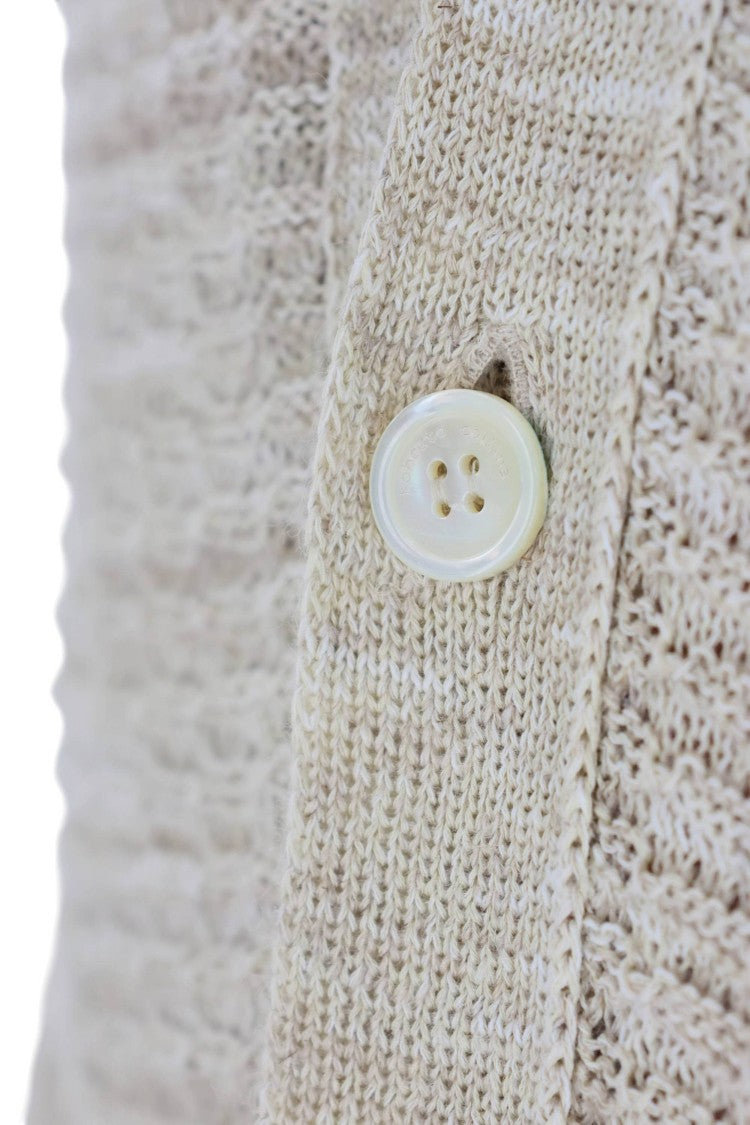 Roberto Collina Textured Cotton-Linen Knit Cardigan