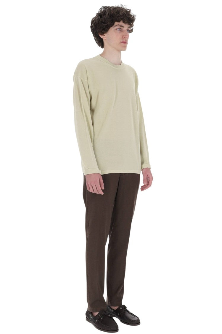 Roberto Collina Cotton Crepe Crewneck Sweater
