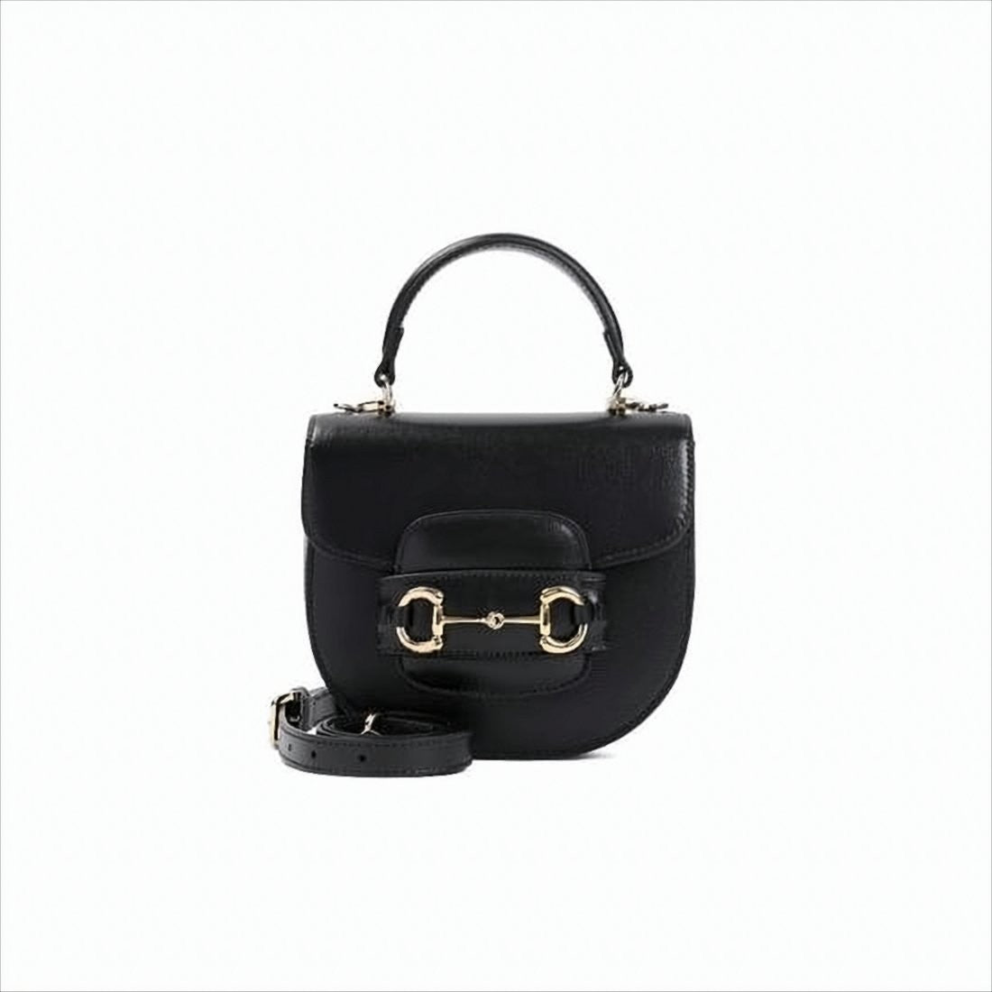 Gucci Leather Tote Bag With Structured Silhouette