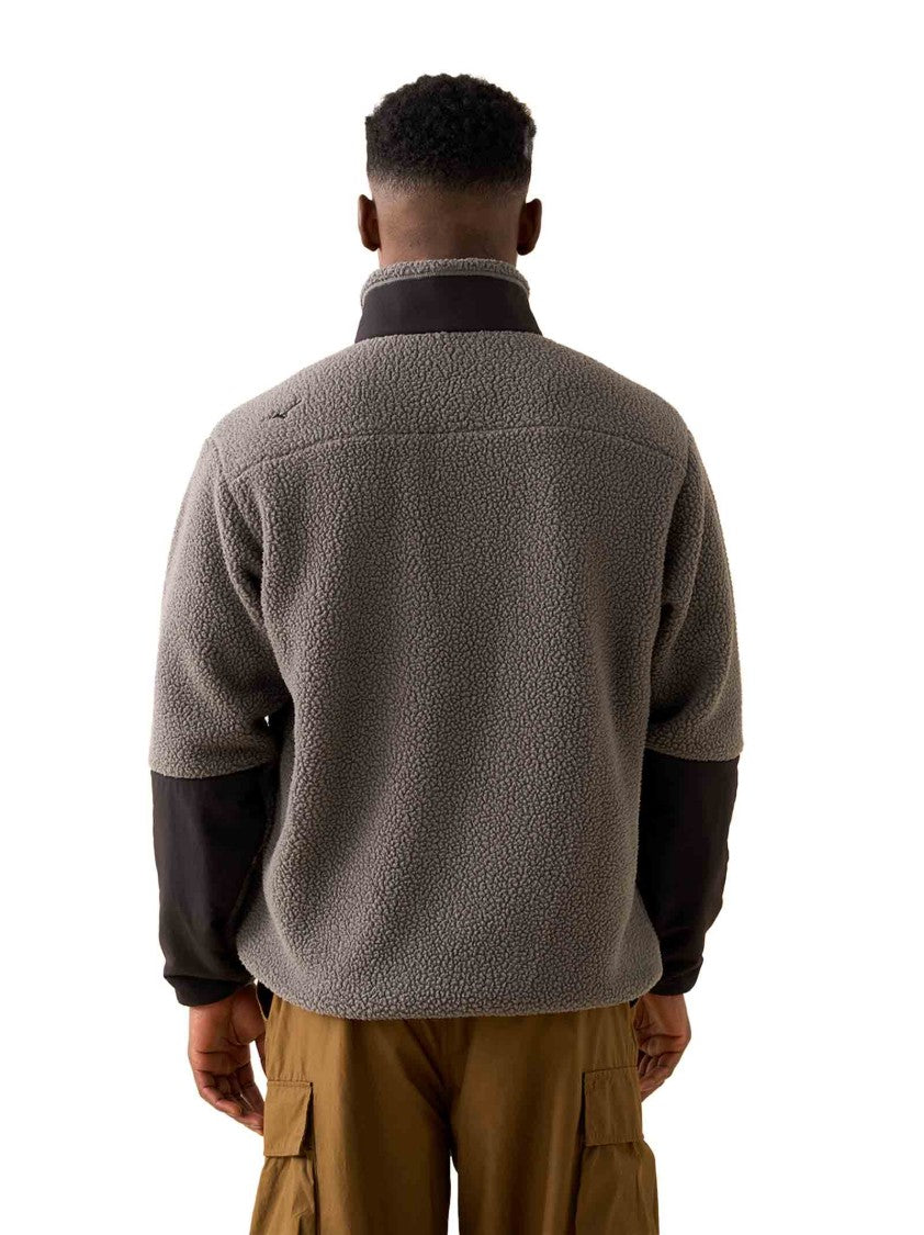 Mizuno Textured Fleece Jacket With Nylon Accents