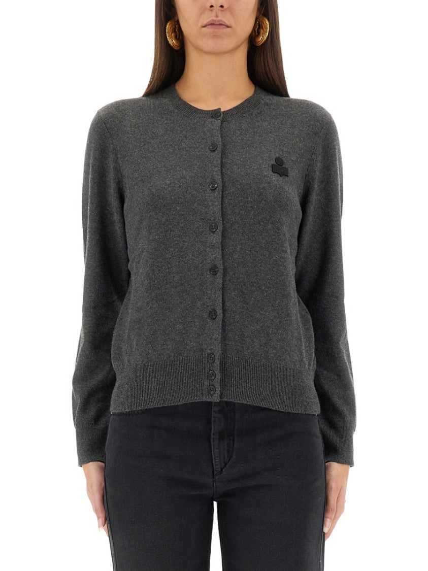 Isabel Marant Étoile "Mona" Cardigan With Logo