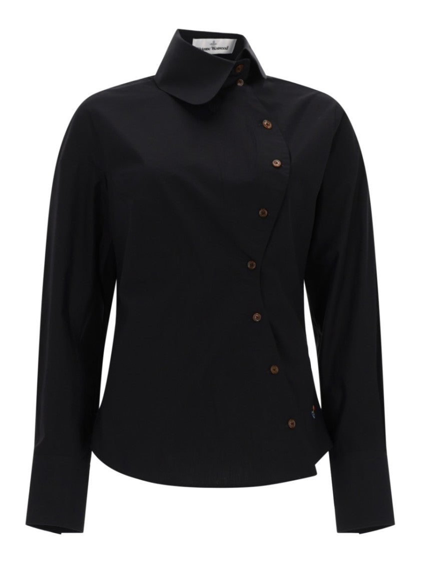 Vivienne Westwood Nice Fitted Asymmetrical Button Shirt