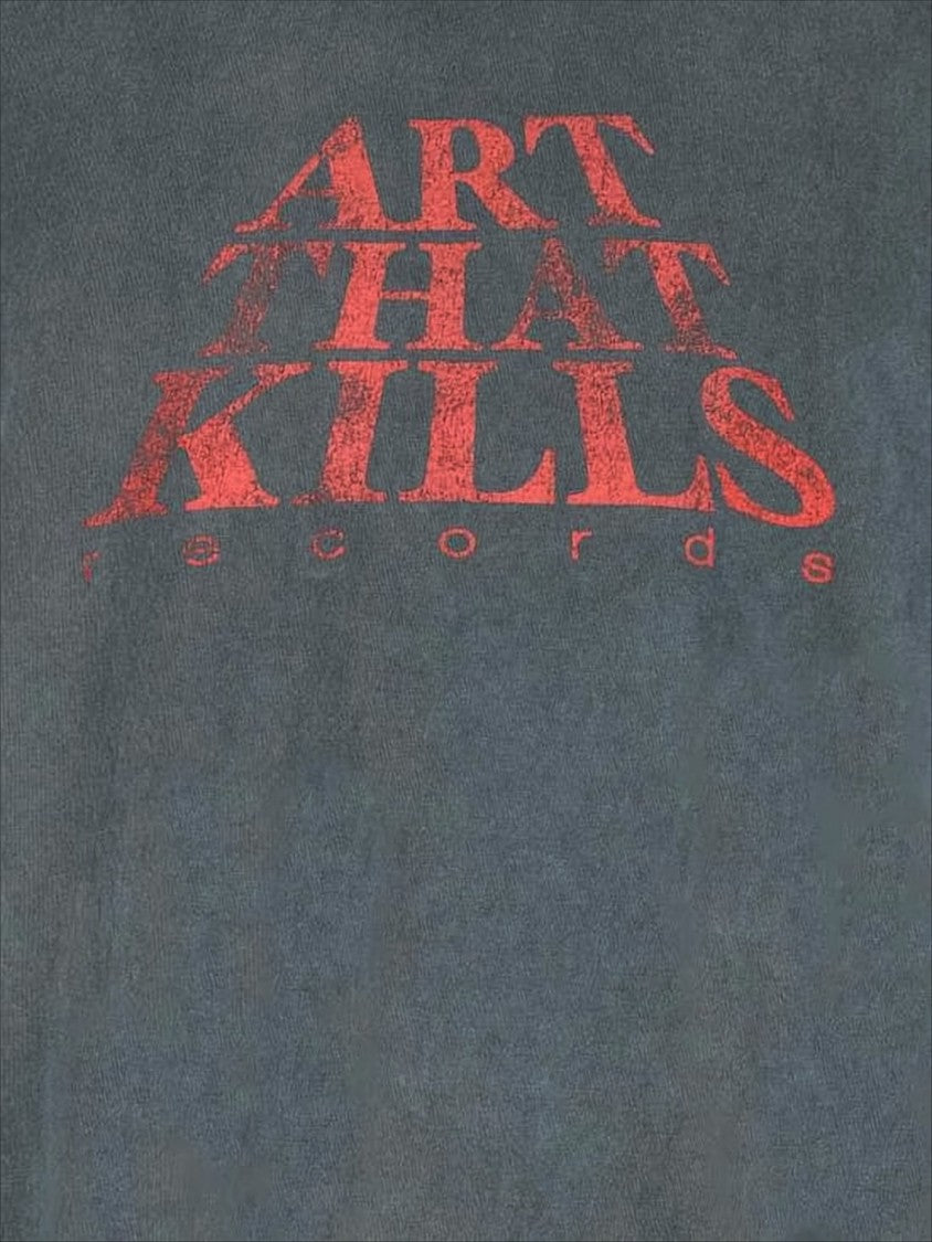 Gallery Dept. Washed Grey Graphic Print Short-Sleeve T-Shirt
