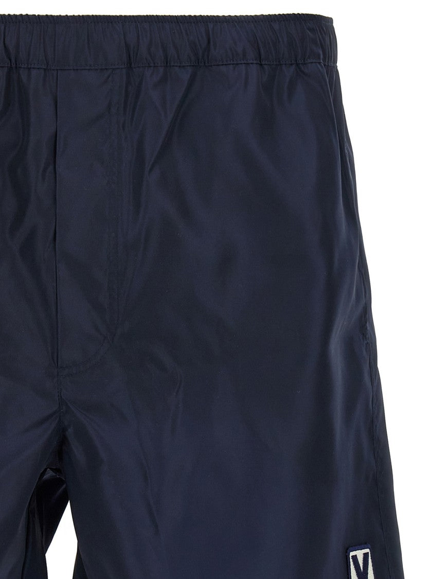 Valentino Garavani Nylon Swimsuit With 'Chez Valentino' Patch