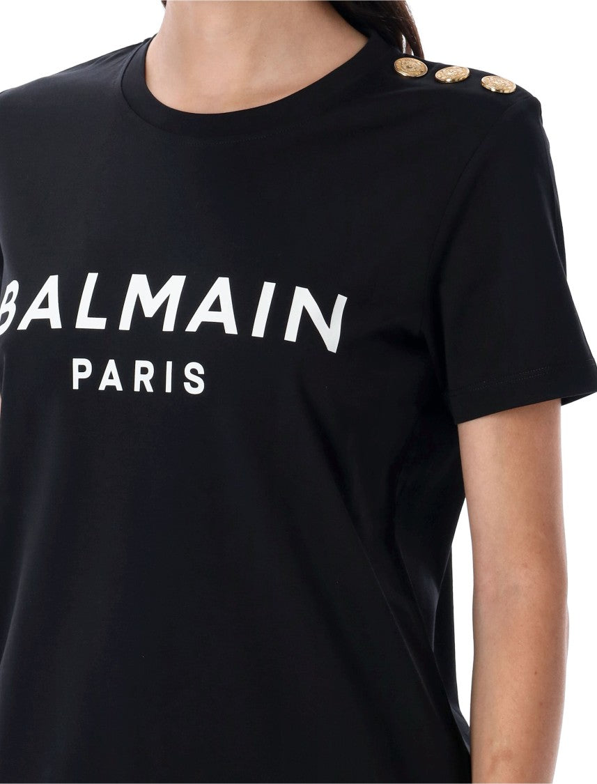 Balmain Printed Logo T-Shirt