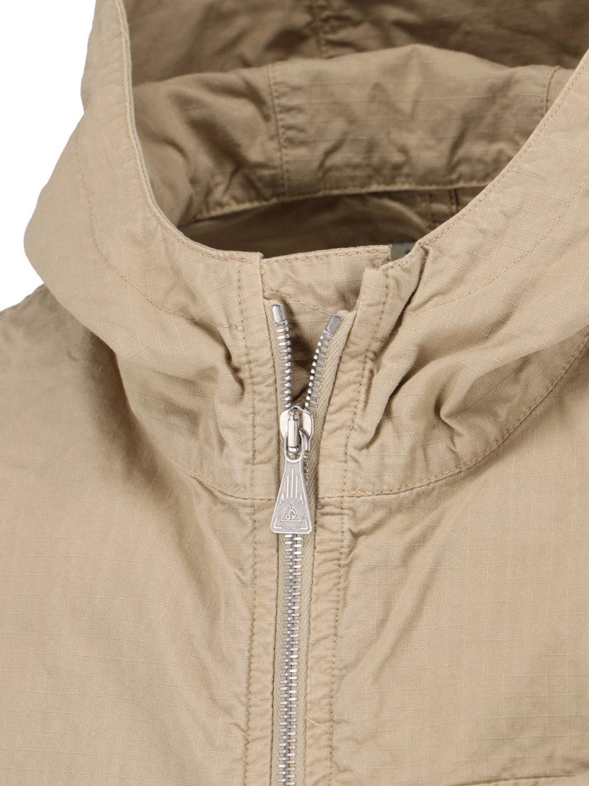 Roy Rogers Beige Hooded Cotton Vest Jacket