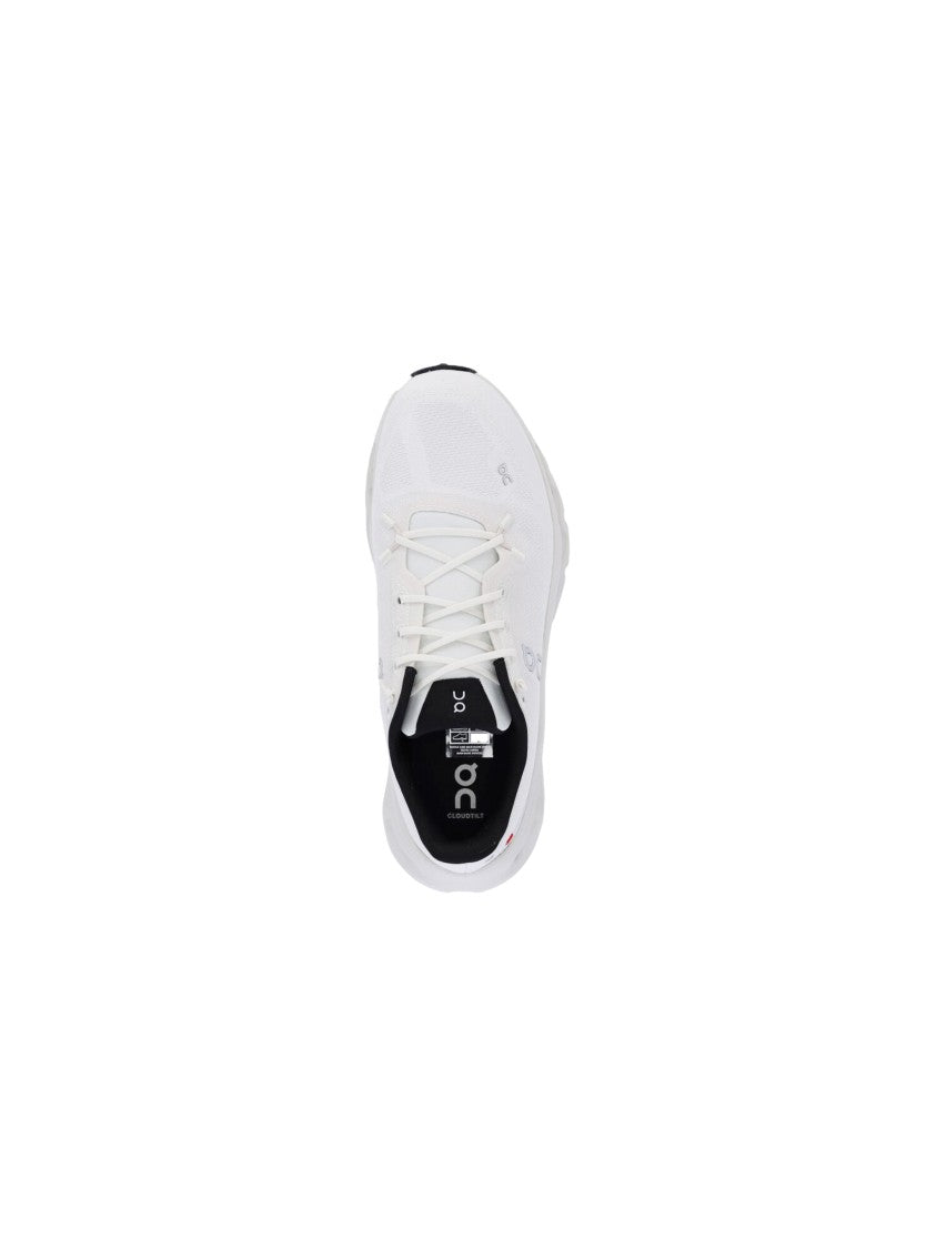 On Low-Profile White Sneakers With Lightweight Sole Design