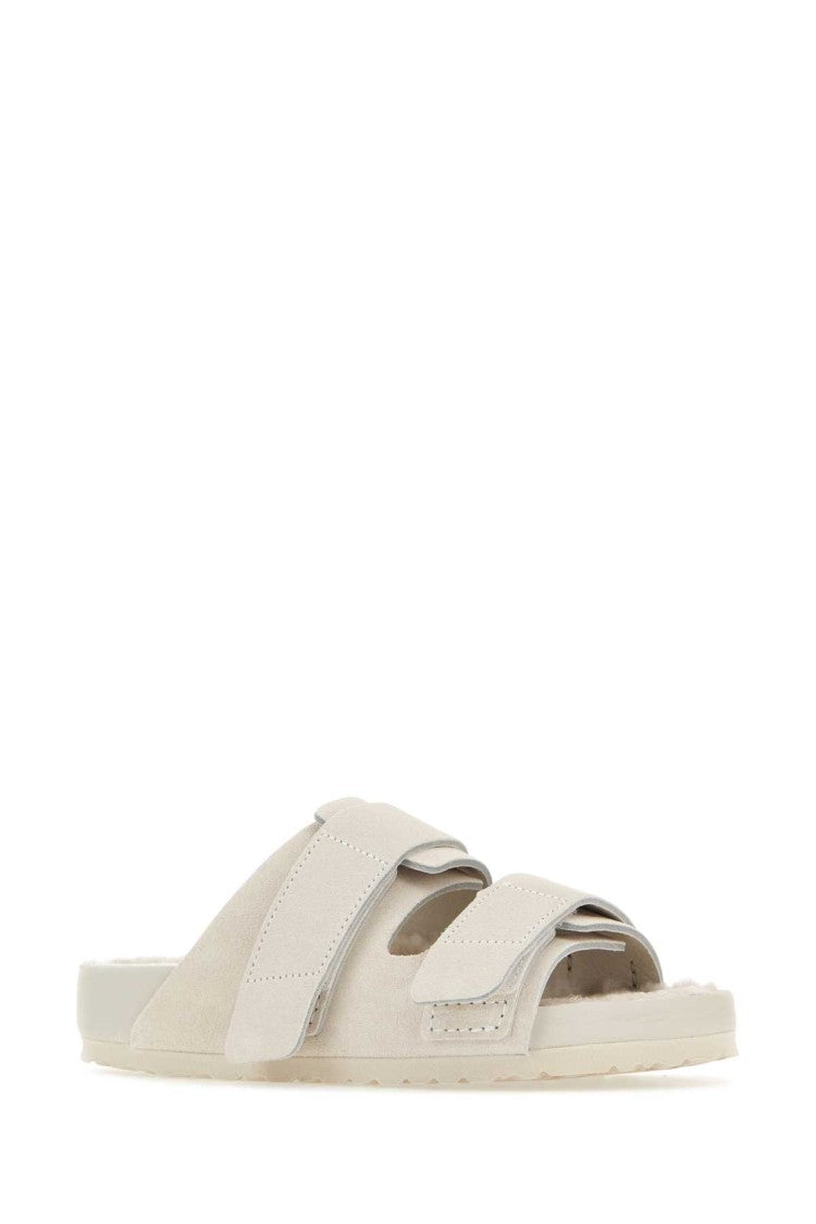 Birkenstock Chalk Suede Slippers