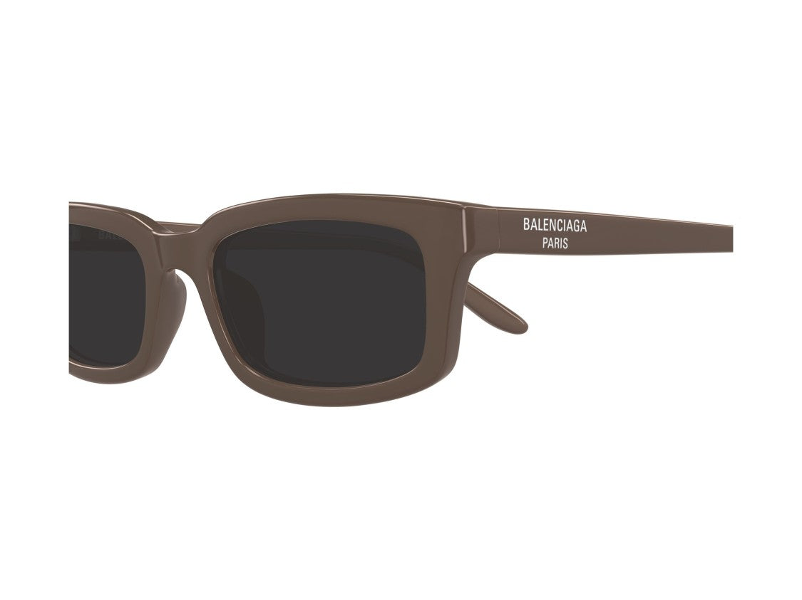 Balenciaga Bb0526s Bold Glossy Acetate Rectangular Sunglasses