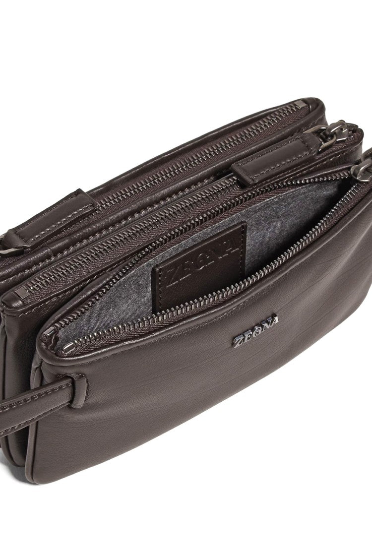 Zegna Second Skin Leather Pouch