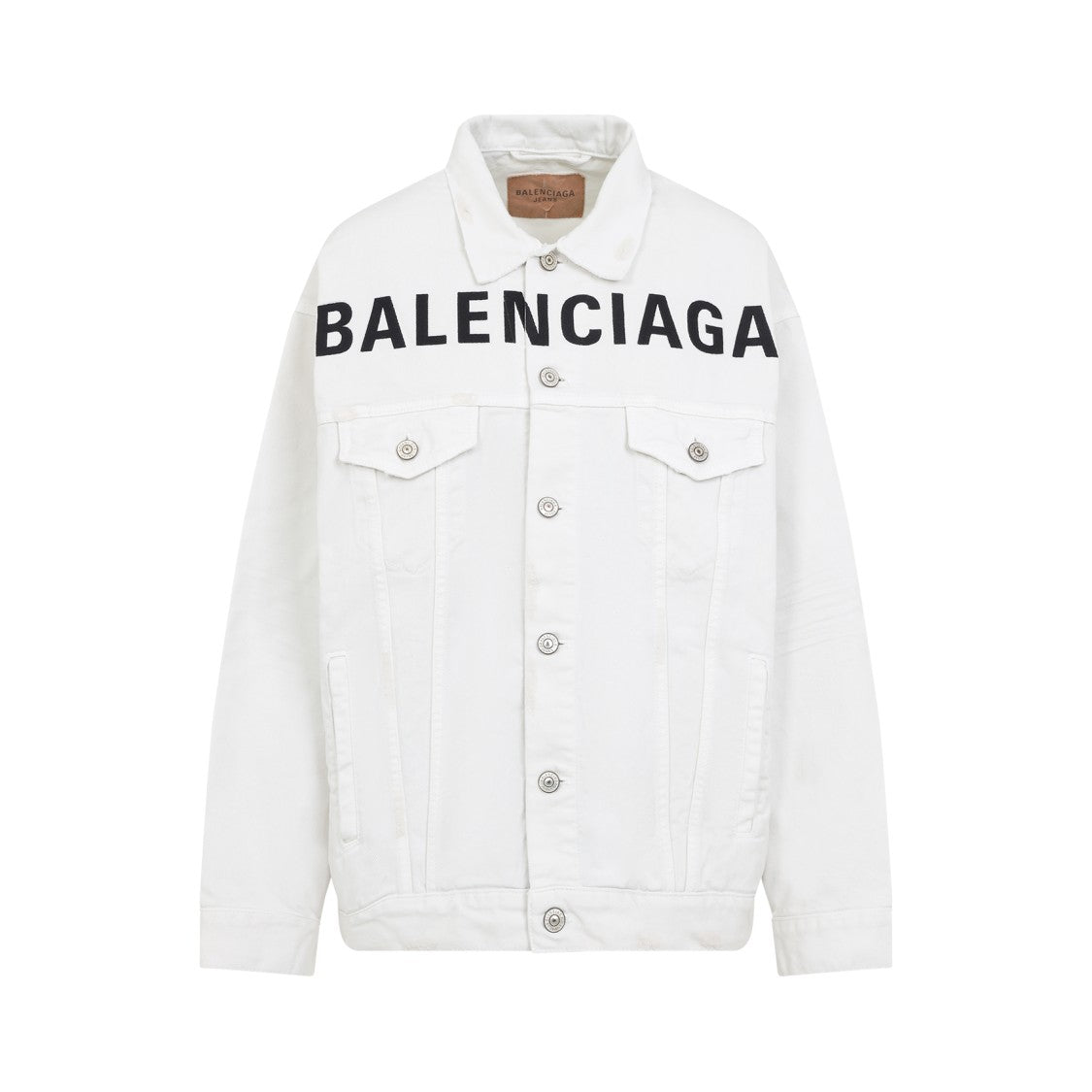 Balenciaga Regular White Cotton Jacket