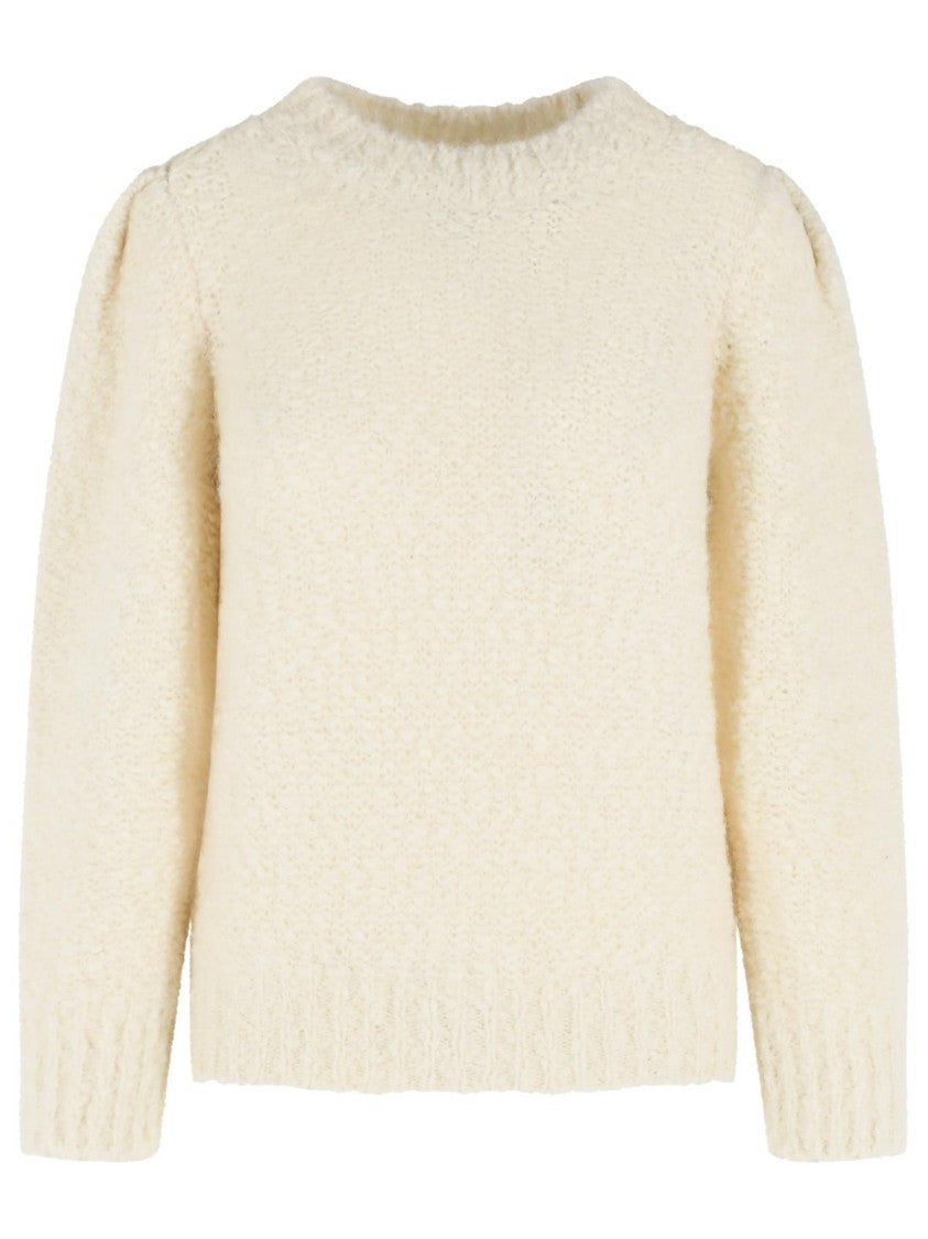 Isabel Marant 'Emma' Ivory Virgin Wool Blend Sweater
