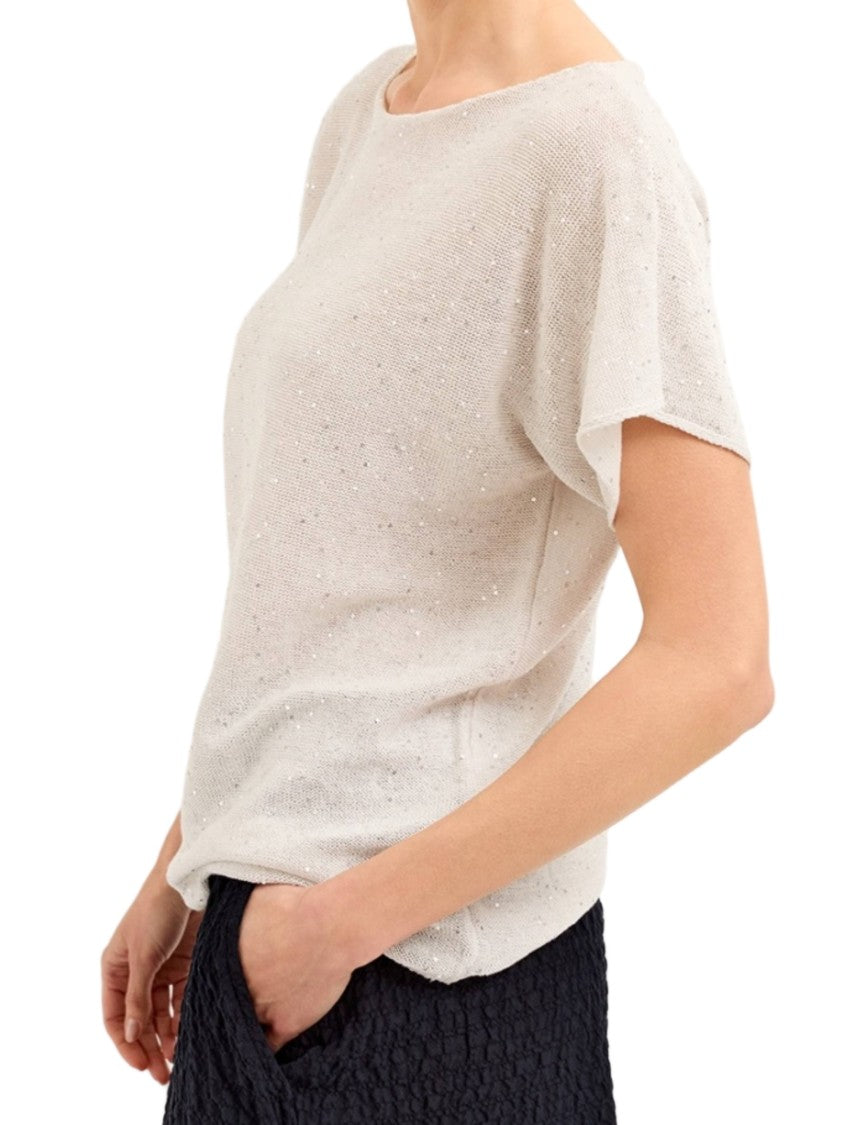 Biancalancia Relaxed Fit Textured Knit Top